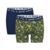 A Fish Named Fred Heren Shorts 2-Pack Adventuras Green Navy 110013-6095-335 | 28220