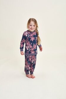 Charlie Choe Meisjes Pyjama Lounge Set Lelie Blauw F41007-41 | 25180