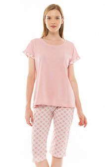 Pink Label Dames Pyjama Pink S1269 | 28367
