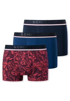 Schiesser Men 95/5 Shorts 3-Pack Red 173730-908 | 24011