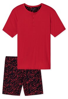 Schiesser Heren Shortama Rood 179106 | 28369