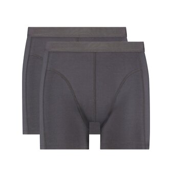 Ten Cate Men Basic Bamboo Shorts 2-Pack Grey 30859-1476 | 29485