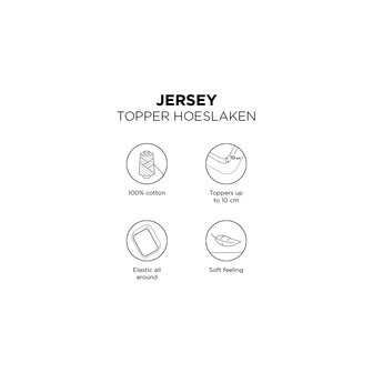 Beddinghouse Jersey Topper Hoeslaken Pink | 24204