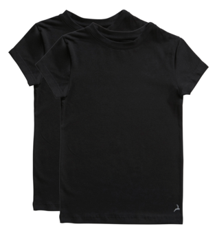 Ten Cate Boys Basic T-shirt Black 2-Pack 31199 | 21573