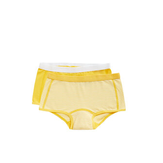 Ten Cate Girls Basic Shorts 2-Pack Yellow 31120-3053 | 20921