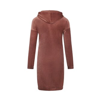 Charlie Choe Dames Homewear Dress Velours Brown S49149-38 | 29357