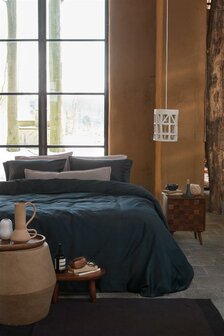 VT Wonen Dekbedovertrek Earth Dark Blue 30909