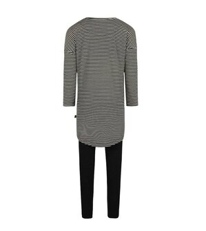 Charlie Choe Meisjes Big Shirt Set Black Q53007-41 | 30606