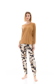 Pink Label Dames Pyjama Gold Leaf W1332 | 29218