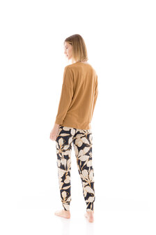 Pink Label Dames Pyjama Gold Leaf W1332 | 29218