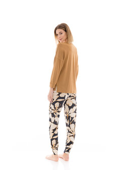 Pink Label Dames Pyjama Gold Leaf W1332 | 29218