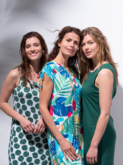 Pastunette Beach Dress Dark Green 16231-254-2 | 28082