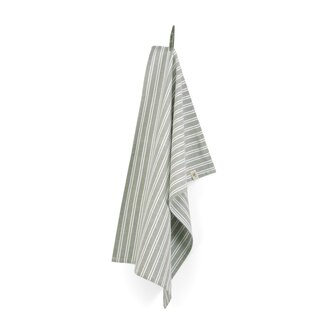 Walra Theedoek Dry With Stripes Army Green 23943