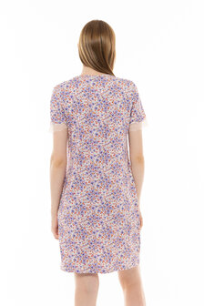Pink Label Dames Nachthemd Violet Flower S1253 | 28281