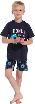 Pastunette Jongens Shortama Donut Dark Blue 34231-682-3 | 28086