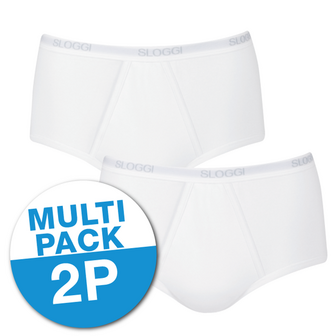 Sloggi Men Basic Maxi 2-Pack Wit 10020410-003 | 10352