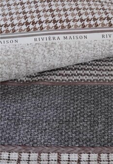 Rivi&egrave;ra Maison Dekbedovertrek Tailor Antraciet 28640