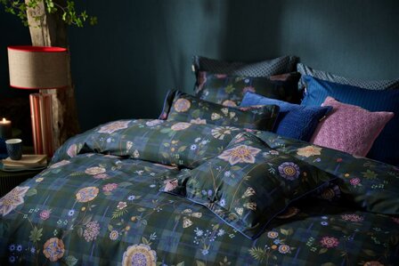 Pip Studio Dekbedovertrek Flores Felices Dark BLue 31912