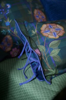 Pip Studio Dekbedovertrek Flores Felices Dark BLue 31912