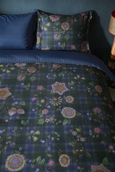 Pip Studio Dekbedovertrek Flores Felices Dark BLue 31912