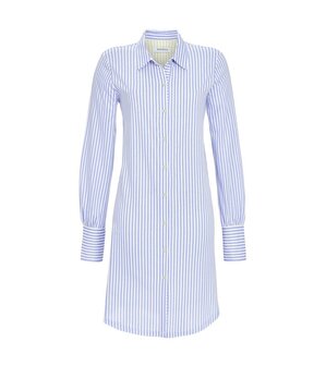 Ringella Dames Doorknoop Nachthemd Bright Blue 5211058-298 | 31319