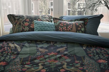 Pip Studio Dekbedovertrek Pavoni Dark Blue 31012