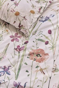 Ariadne At Home Dekbedovertrek Bloom White | 32550