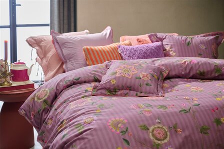 Pip Studio Dekbedovertrek Flores Bailando Purple 31921