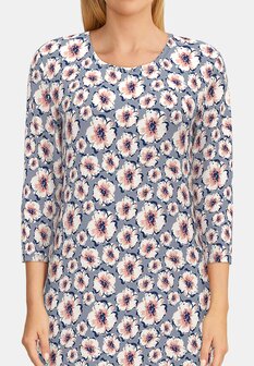 G&ouml;tzburg Dames Nachthemd Blauw 250217-4009-655 | 31388