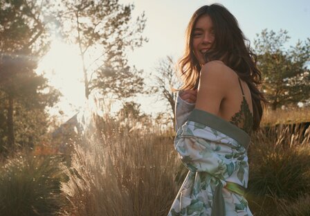 Vandyck Dames Badjas Sofia Thyme BAGE25101-304 | 31251