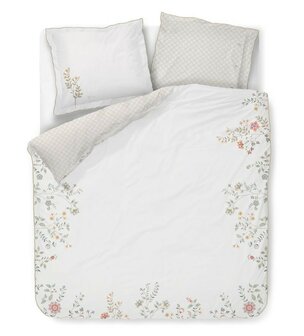 Pip Studio Dekbedovertrek Campo de Flores Offwhite 32166