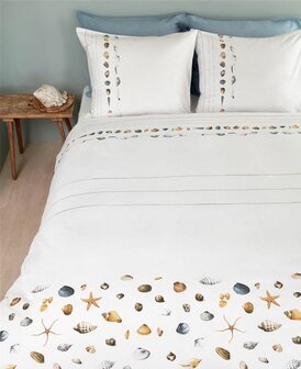 Marjolein Bastin Dekbedovertrek Shelfish White 32171