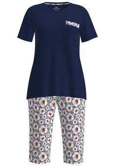 G&ouml;tzburg Dames Shortama Blauw 250216-4009-655 | 31389