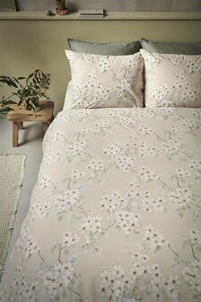 Ariadne At Home Dekbedovertrek Bloomimg Flowers Sand 31886