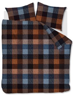 Beddinghouse Flanel Dekbedovertrek Beckett Blue 32174