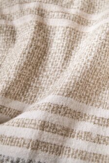 Ariadne At Home Dekbedovertrek Stitches Grey 29090