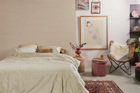 At Home Dekbedovertrek Cosy Corduroy Offwhite 32628