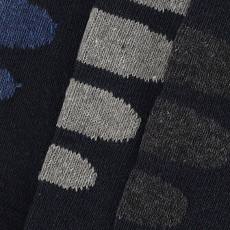Apollo Heren Wandel Sokken 3-Pack Donkerblauw 122434000 | 32709