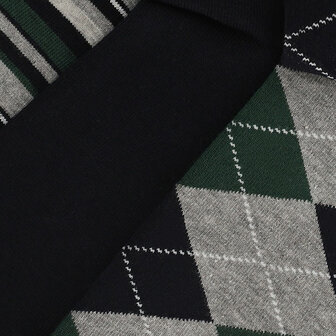 Apollo Heren Sokken 3-Pack Multi Grey 120171074 | 32702