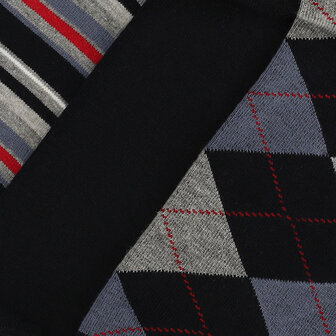 Apollo Heren Sokken 3-Pack Multi Navy 120171074 | 32703