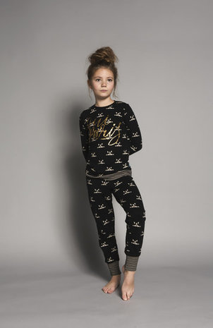 Charlie Choe Meisjes Pyjama Lounge Set Oui-Familie 41B-33031C | 21484