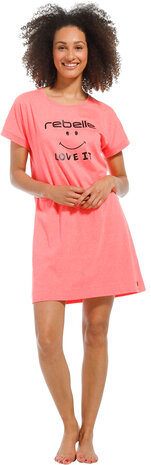 Rebelle Dames Nachthemd Pink 11221-420-3 | 25983