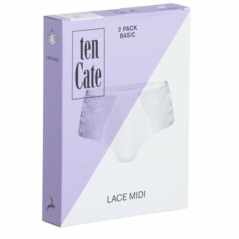 Ten Cate Women Basic Lace Midi White 30201-001 | 17449