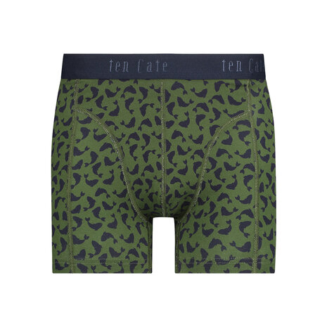 Ten Cate Men Basics Shorts 2-Pack Happy Fish Olive 32239-2350 | 27437