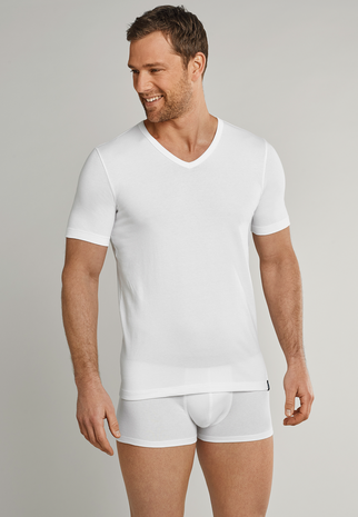 Schiesser Men 95/5 T-Shirt Wit 205429-100 | 6472
