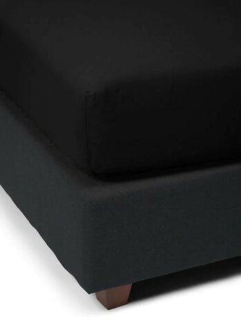 Essenza Organic Jersey Hoeslaken Black 409587 | 28365
