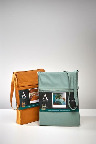 At Home Dekbedovertrek Easy Light Green 26178
