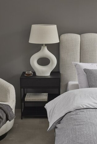 Rivièra Maison Dekbedovertrek Chevron Weave Grey 31908