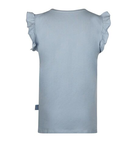 Charlie Choe Dames T-Shirt Mid Blue P55102-38 | 31548