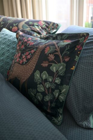 Pip Studio Dekbedovertrek Pavoni Dark Blue 31012